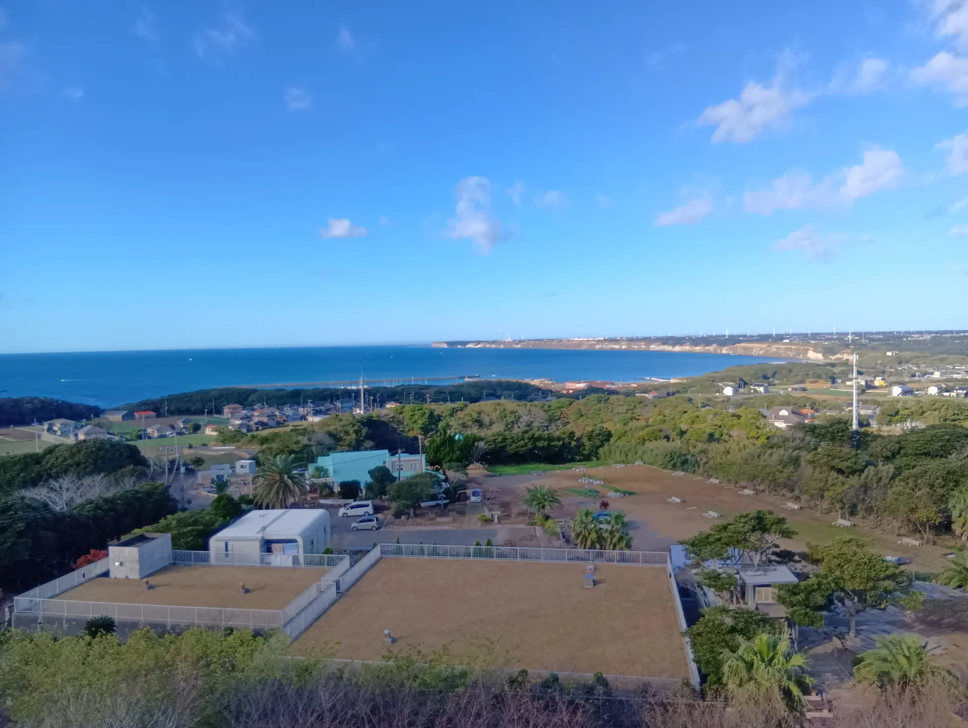 地球の丸く見える丘展望館