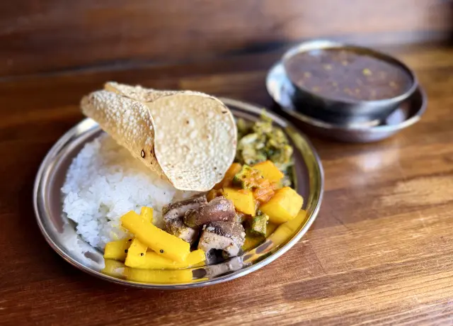 人気メニュー「たっぷり野菜の豚キーマ」