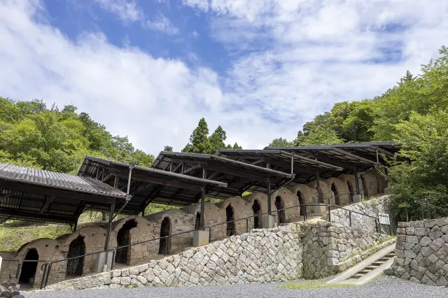 園内にある16連房登り窯