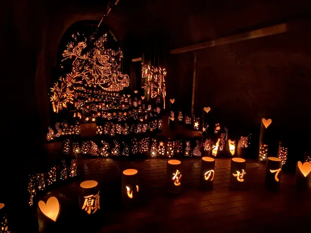 「竹あかり　光と幻想の世界」を同時開催