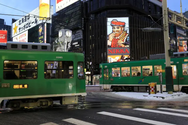 すすきのの交差点