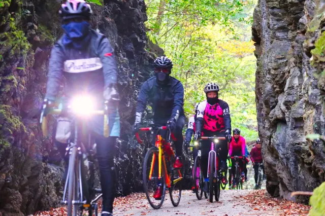 サイクリングルートは多数あり