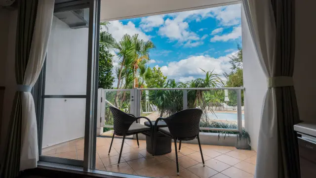 プールサイドツインは子ども連れに人気