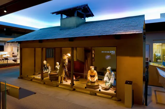 銀山が栄えていた当時の様子を再現