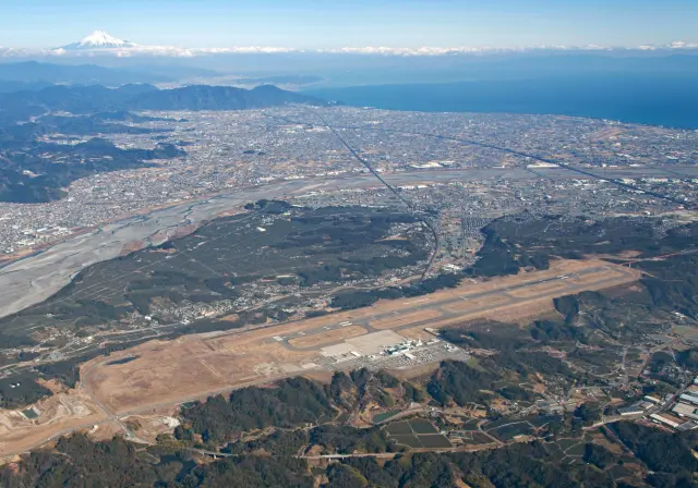 富士山を望む景色が自慢
