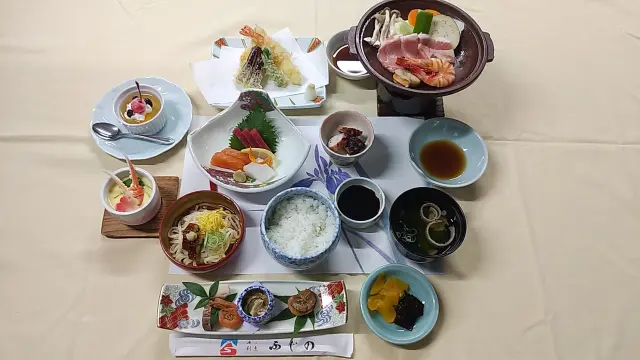 2食付メニューの夕食