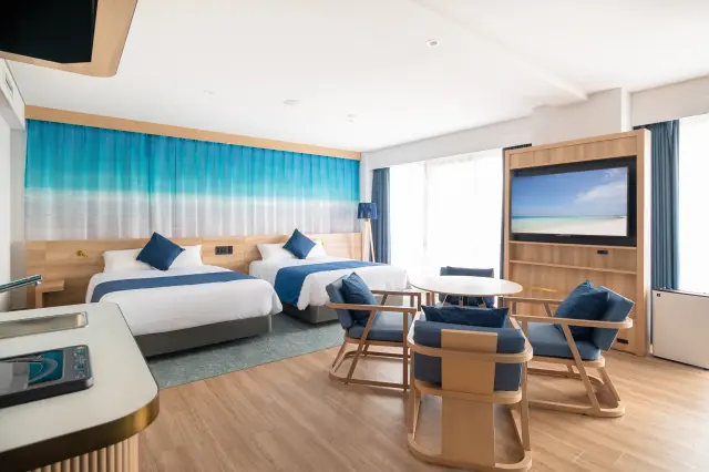 総客室数9室の久米島最大級の広さをもつ「KUMEスイートルーム」