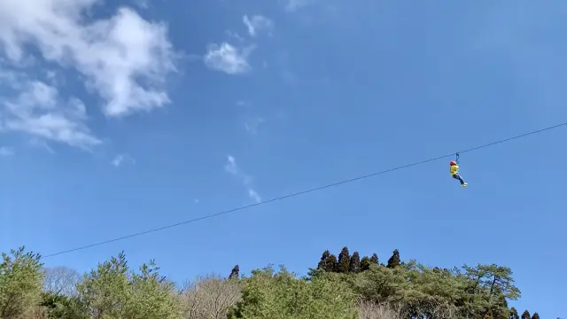 ロングジップスライドは気分爽快