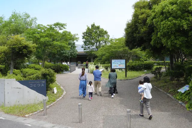 宍道湖の湖畔に立つ島根県立宍道湖自然館ゴビウス