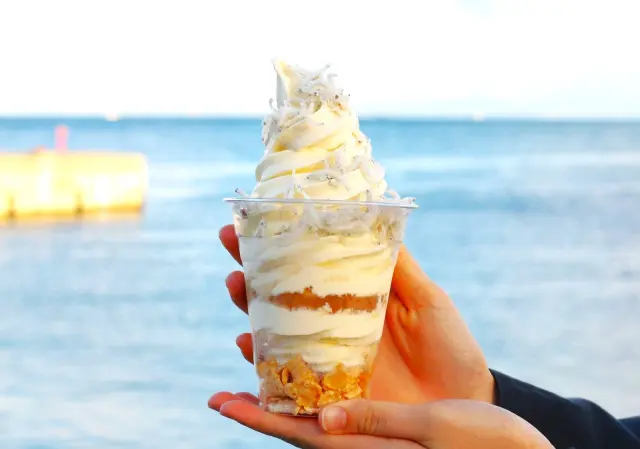 夏はソフトクリームなどひんやりスイーツも登場