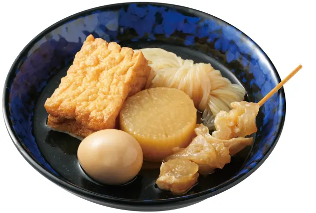 出汁がしっかりと染み込んだ「おでん5本セット」