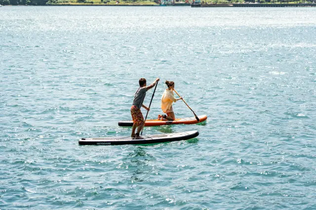 SUP（スタンドアップパドルボード）やシーカヤックを満喫