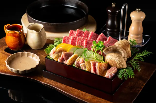 料理には大分県産の新鮮な食材を厳選使用