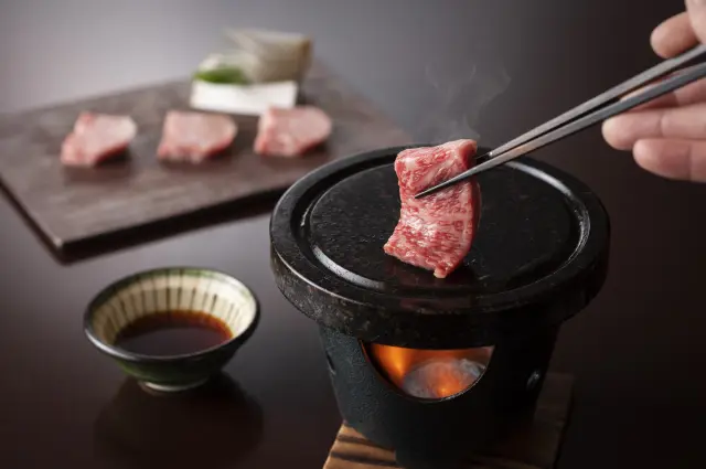 宮崎が誇るブランド牛「宮崎牛」を鉄板焼きで堪能