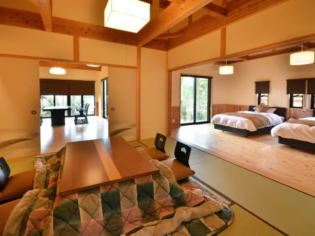 和室と洋室を組み合わせたモダンな内装