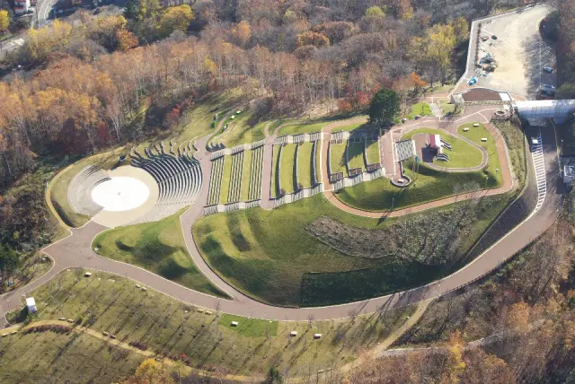 豊かな自然に囲まれた公園