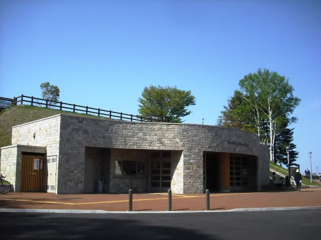 休憩スペースがあるレストハウス