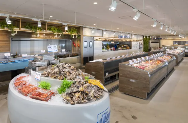 海鮮を中心にした食材から好きなものを選んでBBQに