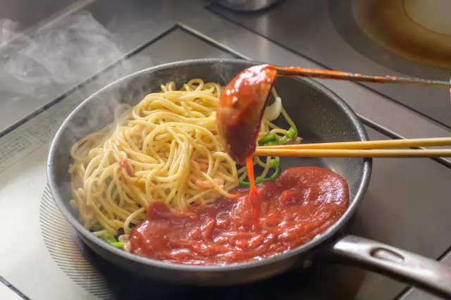 爽やかさが特徴のナポリタンソースは絶品