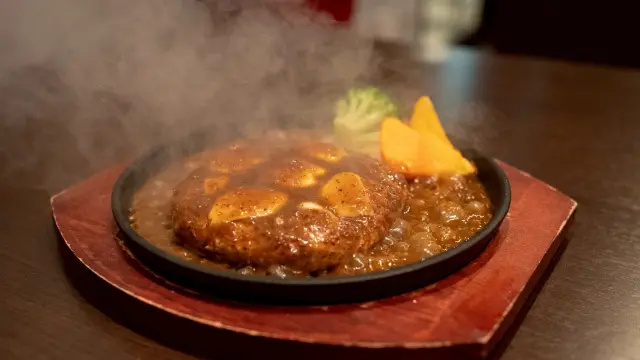 焼きはミディアム・ミディアムウェルダン・ウェルダンの3種類からセレクト可能