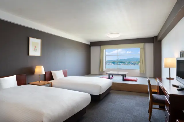 面積34平方メートル以上の広々とした客室