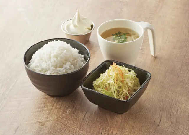 すべておわかり自由のセットメニューで大満足