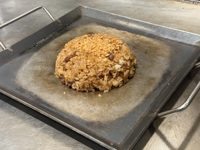 セットメニューまたは単品ご飯注文の方限定の「〆の、ガーリックライスセット」