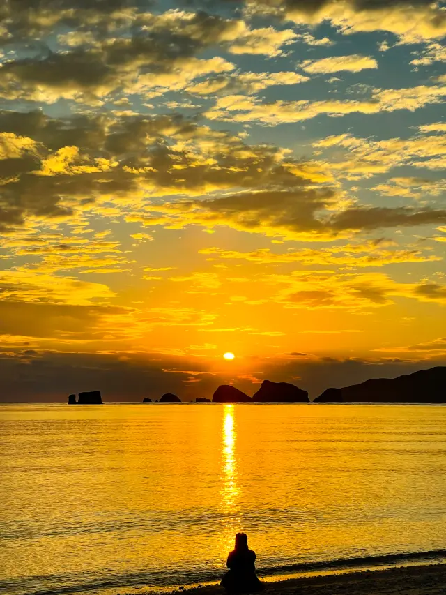 宿泊客だけが楽しめる美しい夕景