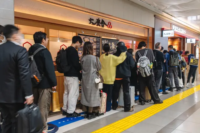 開店直後から行列ができることも珍しくない