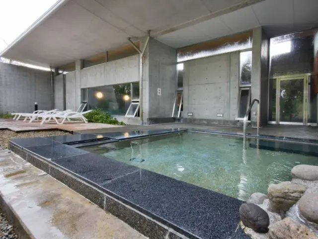 ミネラル豊富な海水露天風呂