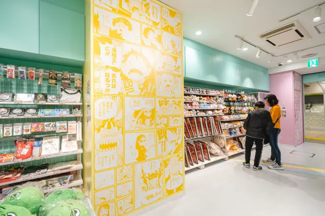 原作の名シーンが描かれているコーナーも