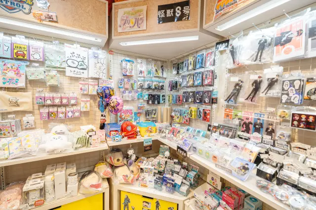 オリジナルグッズを多数揃えている
