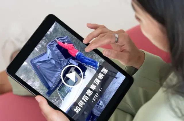 iPad搭載の動画は多言語対応しているので安心