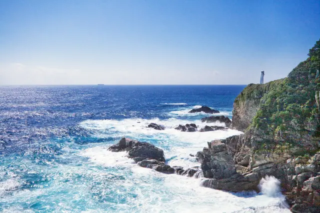 豪快な足摺岬の景観