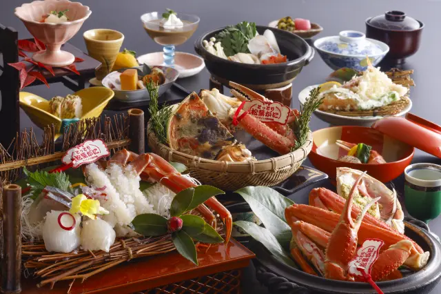 料理には素材の宝庫・山陰の味覚をふんだんに使用