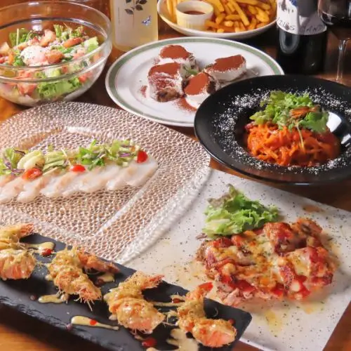 飲み放題付きコースもスタンバイ