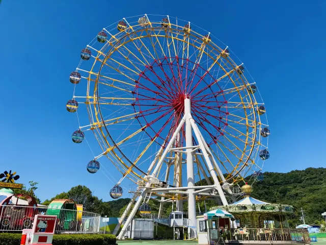 スケルトンゴンドラが人気の観覧車