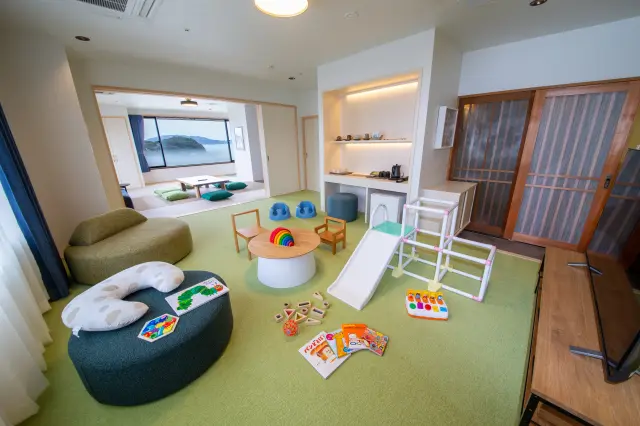 ファミリーに嬉しいキッズルームも