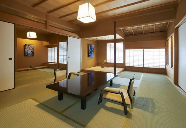 洗練された和のしつらいに癒される「セミスイート和室」