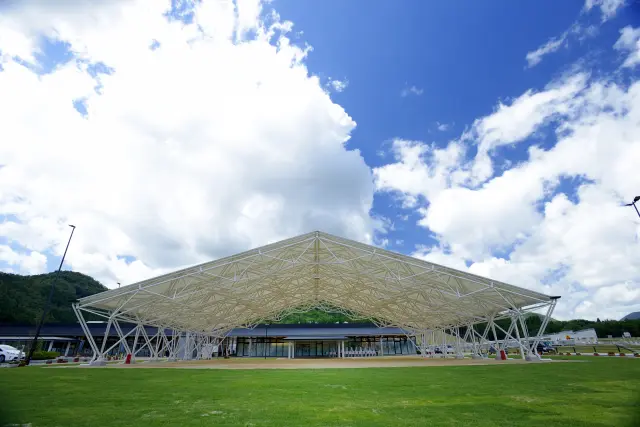 定期的にイベントが開催される交流広場