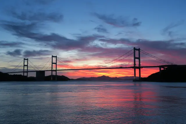 夕暮れ時の幻想的な景色は感動間違いなし
