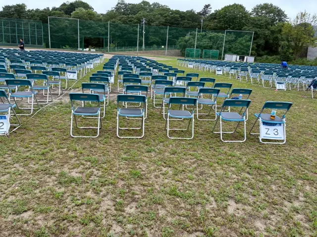 有料観覧席も設けられている