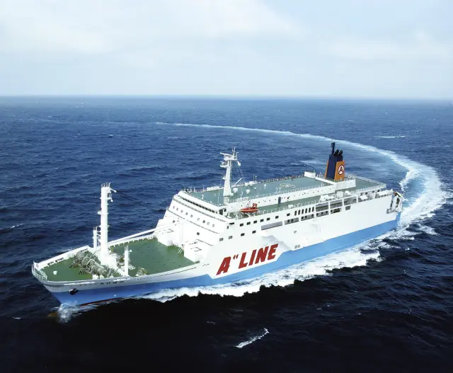鹿児島航路の「フェリーあけぼの」