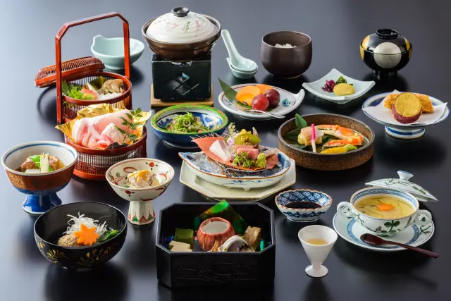 鹿児島の旬が味わえる食事も楽しみ
