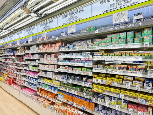 圧巻の品揃えを誇る医薬品コーナー