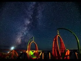 夏の客室テラスから”満天の星空