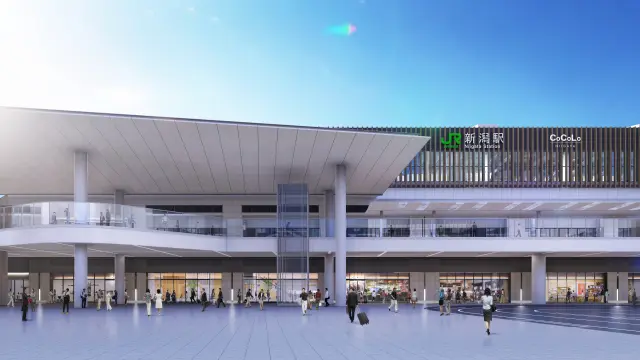JR「新潟」駅構内と直結