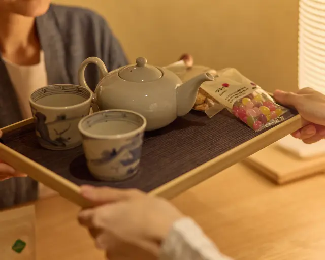 お茶のおもてなし