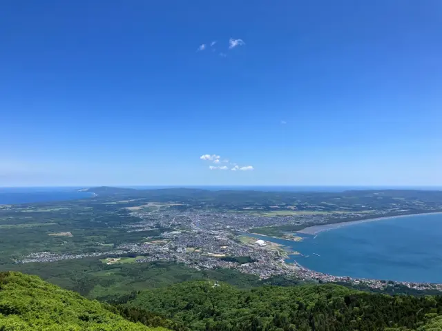下北の山々を望む絶景スポット