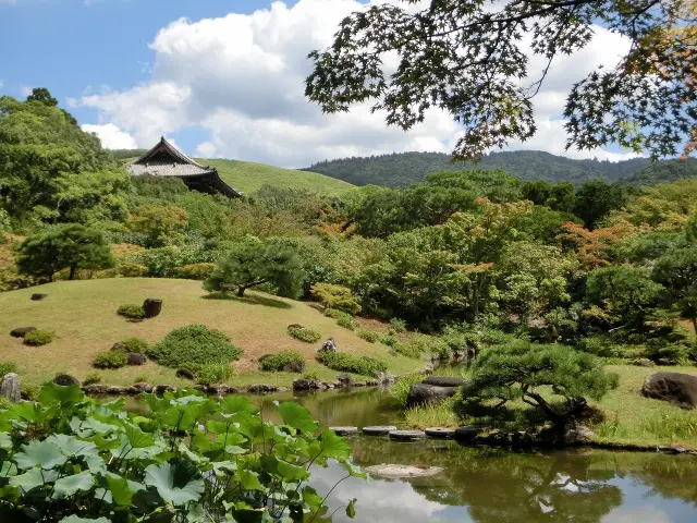 明治時代に整備された「後園」